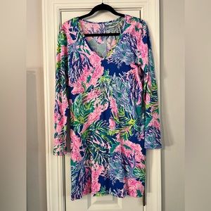 Lilly Pulitzer Beacon Dress Fan Out Print Size M